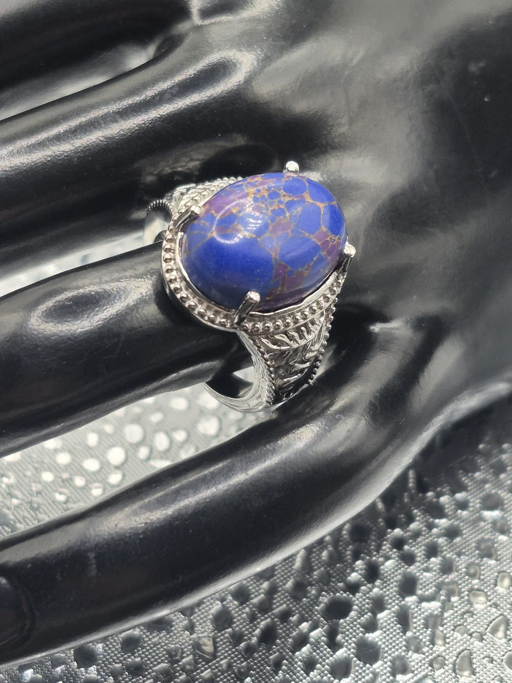 Genuine Purple Mojave Turquoise Ring